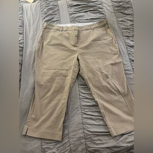 Lane‎ Bryant Beige capri pants